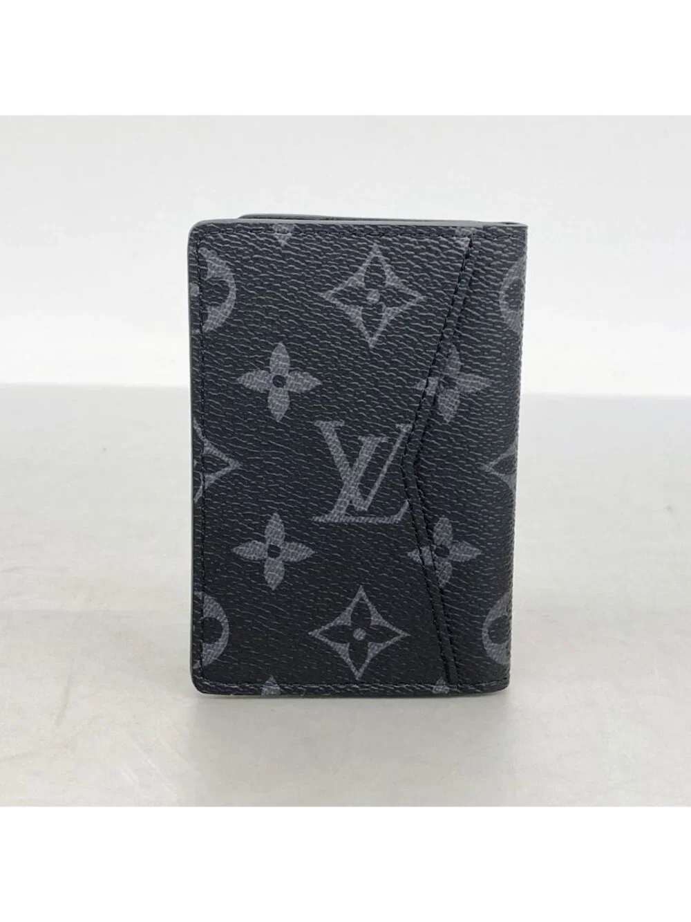 Louis Vuitton Card Case Monogram Eclipse Pocket Organizer Black